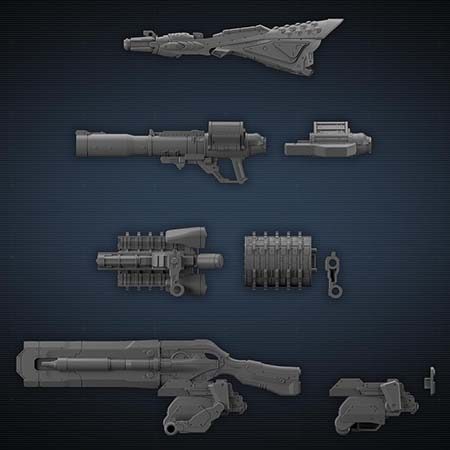 30MM オプションパーツセット ARMORED CORE Ⅵ FIRES OF RUBICON WEAPON SET 09